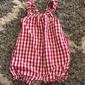 Red and white gingham